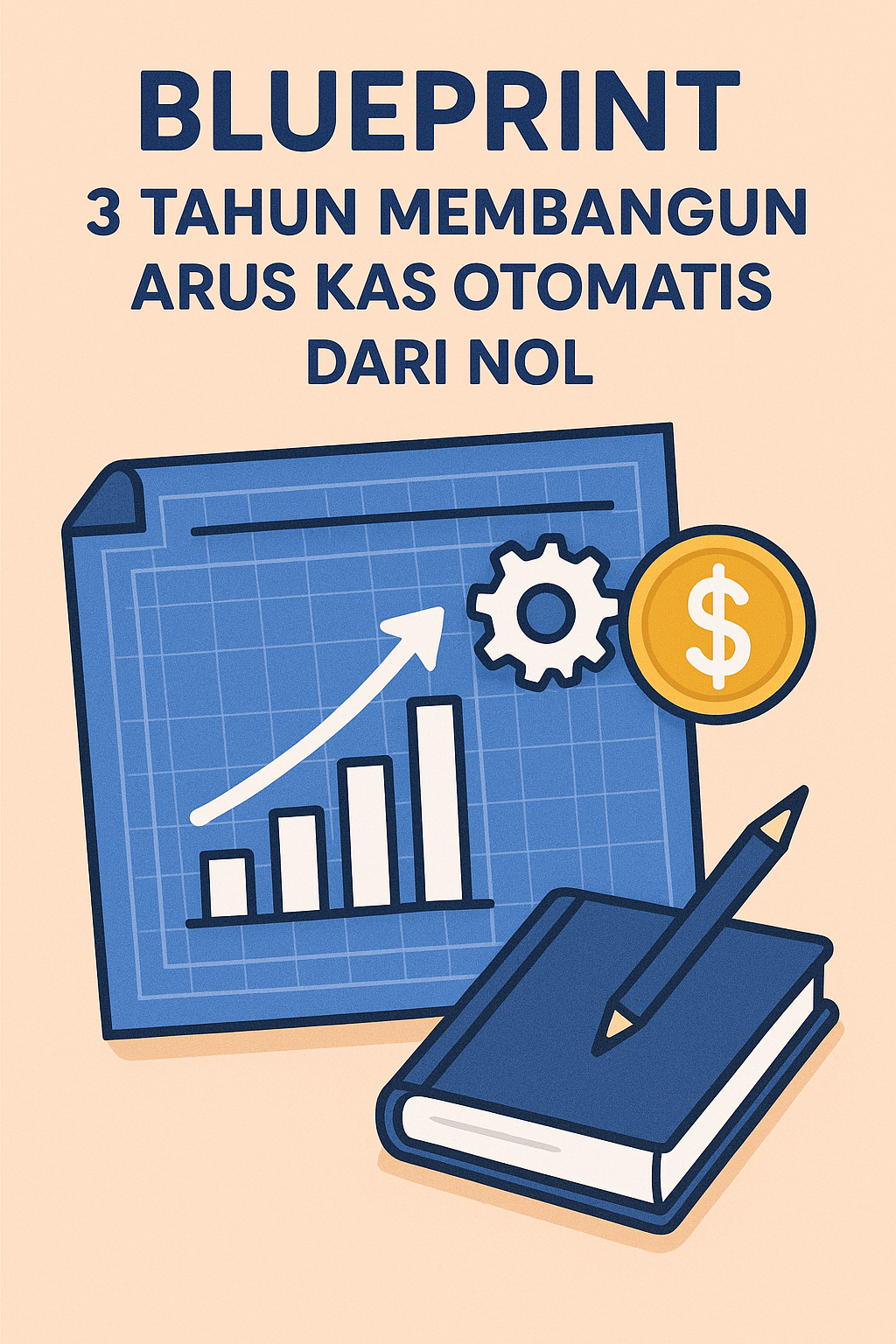 image of Blueprint 3 Tahun Membangun Arus Kas Otomatis dari Nol